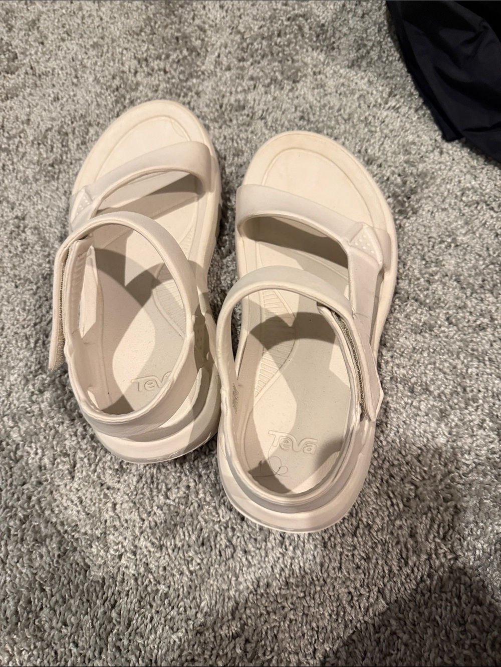 Teva Cream Strap Sandals